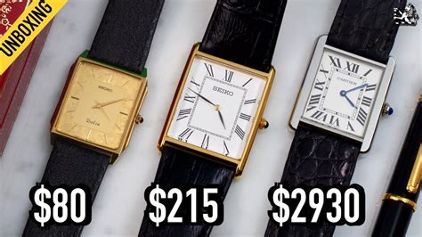 cartier tank watch alternatives